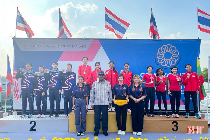 VĐV Hà Tĩnh giành HCV tại Giải Điền kinh trẻ Đông Nam Á