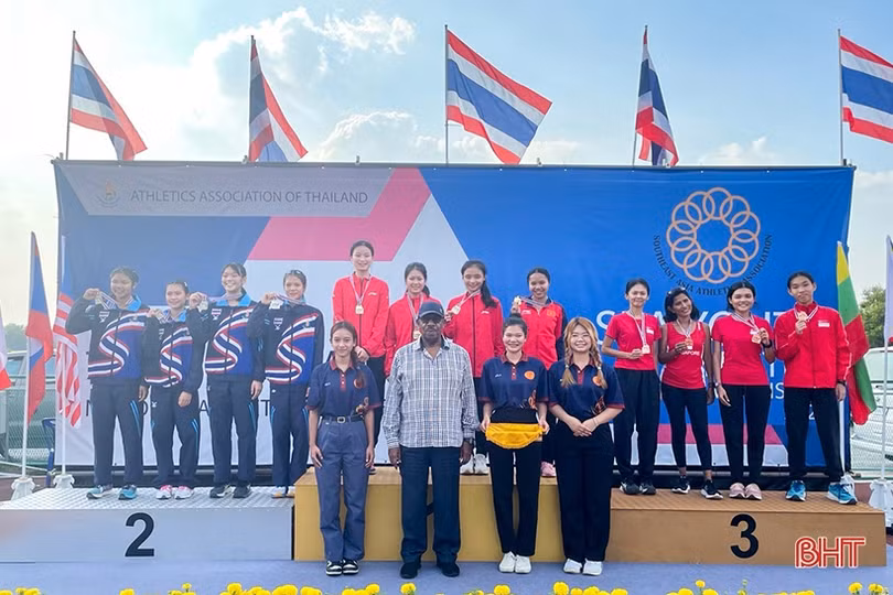 VĐV Hà Tĩnh giành HCV tại Giải Điền kinh trẻ Đông Nam Á