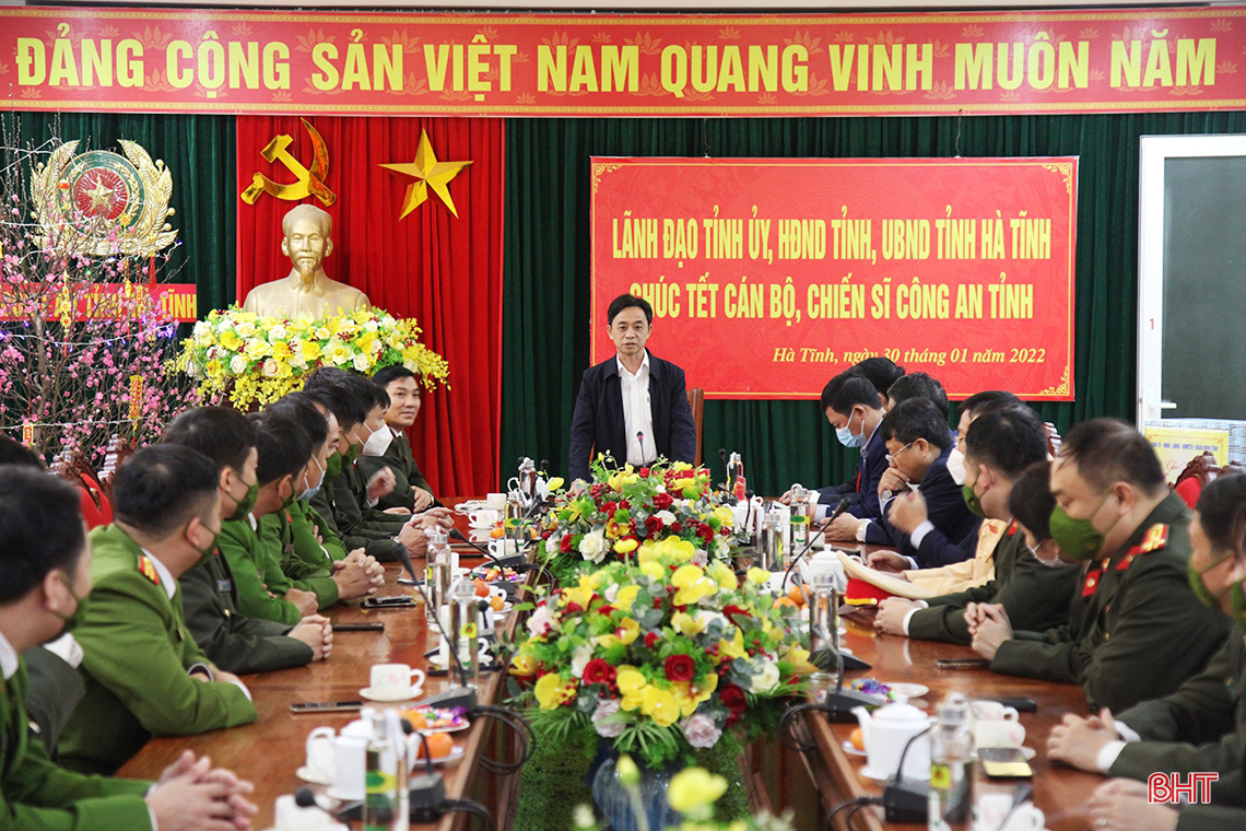 Phó Bí thư Thường trực Tỉnh ủy chúc tết các đơn vị dịp tết Nhâm Dần 2022