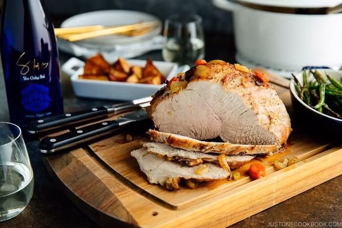 Thịt lợn hấp rau củ kiểu Nhật, ngọt thơm đúng điệu, ăn hoài không chán