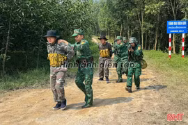 Diễn tập thực binh “Đánh địch xâm nhập, bảo vệ biên giới”