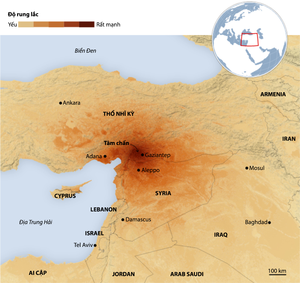 Hơn 12.000 người chết trong động đất Thổ Nhĩ Kỳ, Syria