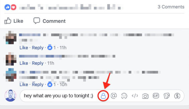facebook thu nghiem tinh nang binh luan rieng tu