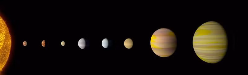 phat hien he sao 8 hanh tinh giong he mat troi