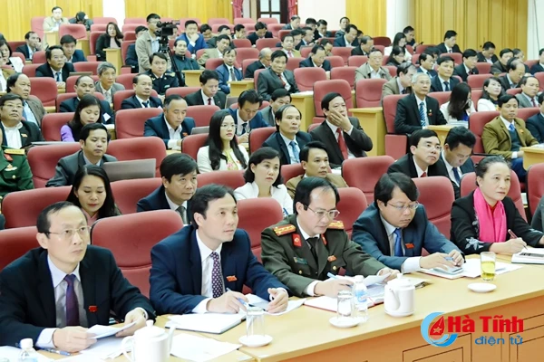 hdnd tinh ha tinh khoa xvii hop phien be mac