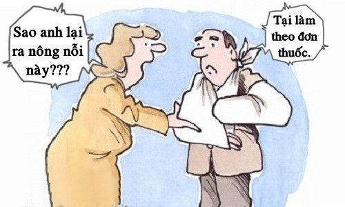 gay tay vi lam theo don thuoc