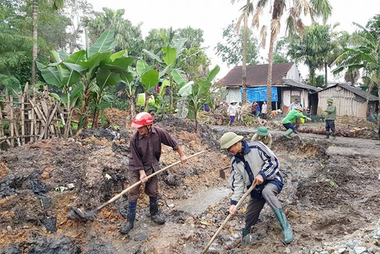 giam thieu tien dong gop cua dan xa van ve dich nong thon moi