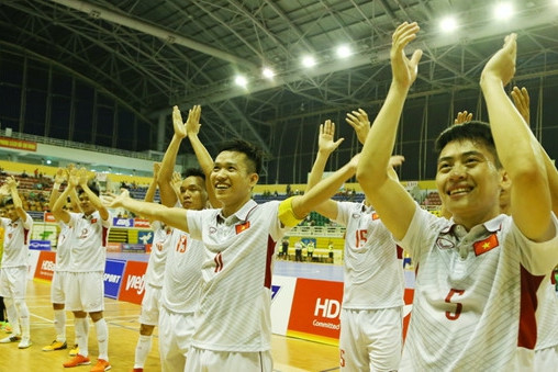 viet nam nam o bang nhe tai vck futsal chau a