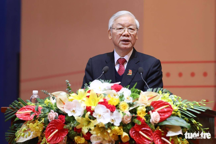 Tổng bí thư Nguyễn Phú Trọng: ‘Tránh nhạt Đảng, khô Đoàn’ ảnh 1 tong bi thu nguyen phu trong nhat dang kho doan