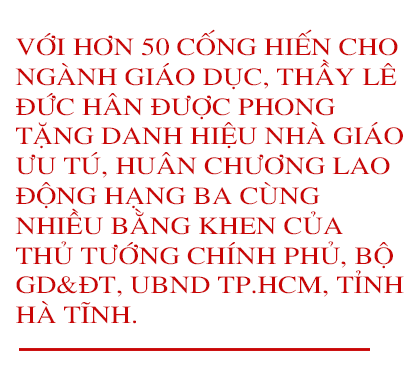 Tuổi 75, vẫn “cháy hết mình”, truyền cảm hứng cho sự nghiệp trồng người
