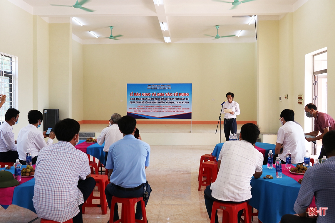 Cận cảnh những nhà văn hóa cộng đồng kết hợp tránh trú bão, lũ ở Hà Tĩnh