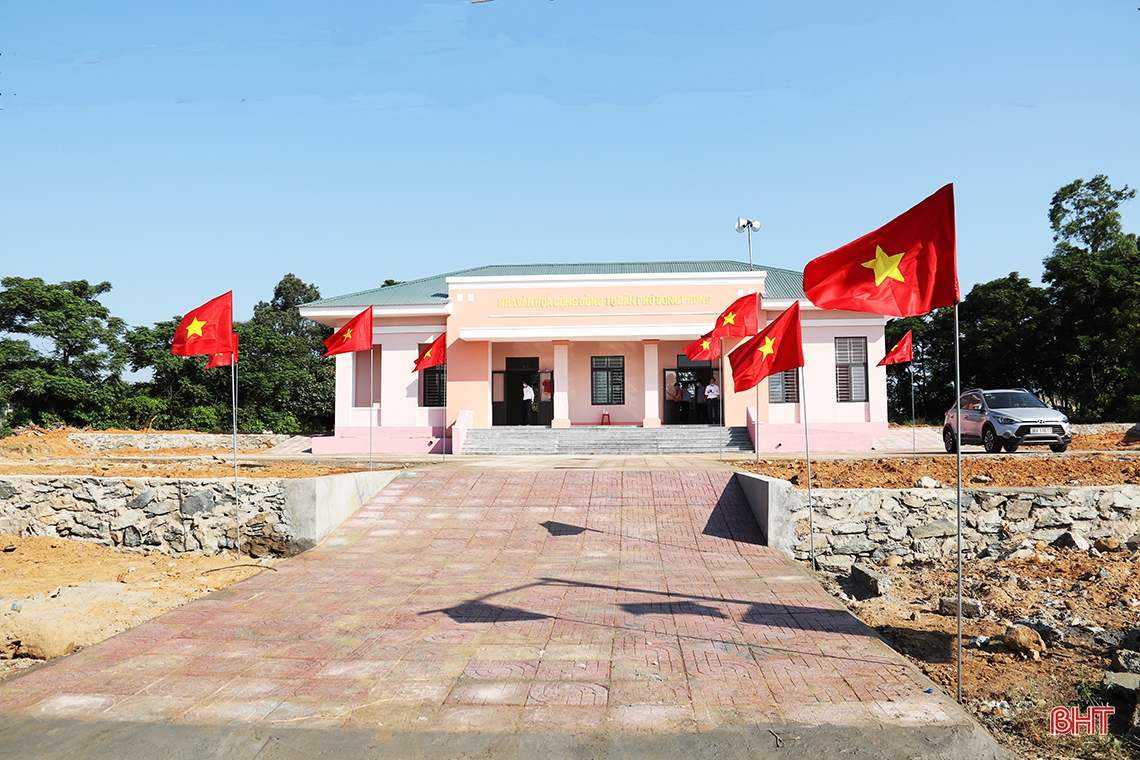 Cận cảnh những nhà văn hóa cộng đồng kết hợp tránh trú bão, lũ ở Hà Tĩnh