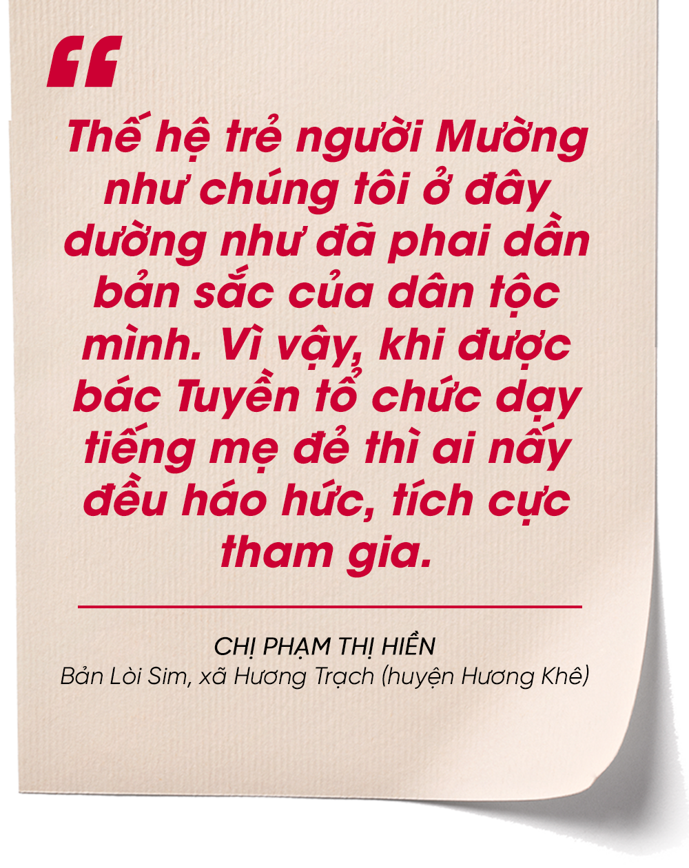 “Đội quân tiên phong” trong đồng bào dân tộc thiểu số ở Hà Tĩnh (Bài 2): Niềm tự hào của đồng bào Mường ở bản Lòi Sim