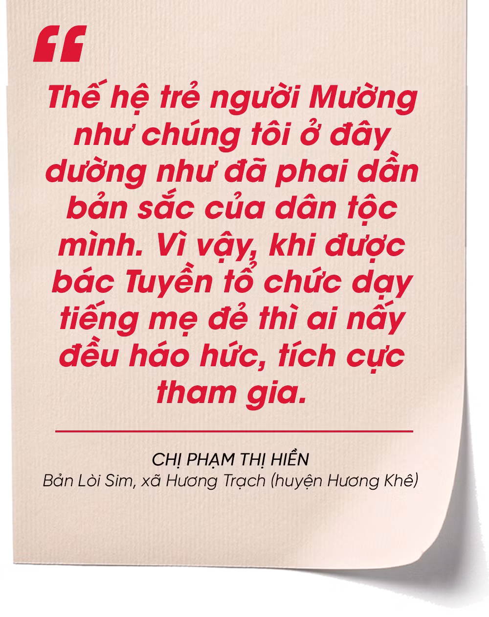 “Đội quân tiên phong” trong đồng bào dân tộc thiểu số ở Hà Tĩnh (Bài 2): Niềm tự hào của đồng bào Mường ở bản Lòi Sim