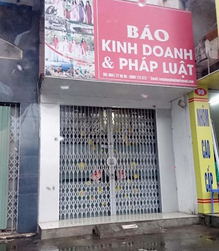bat truong dai dien va 2 phong vien bao kinh doanh va phap luat o hai phong