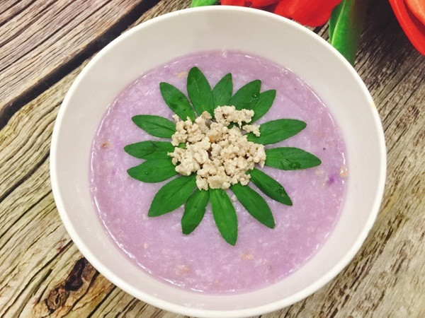 Trời lạnh nấu canh khoai mỡ thịt băm ấm bụng cho cả nhà