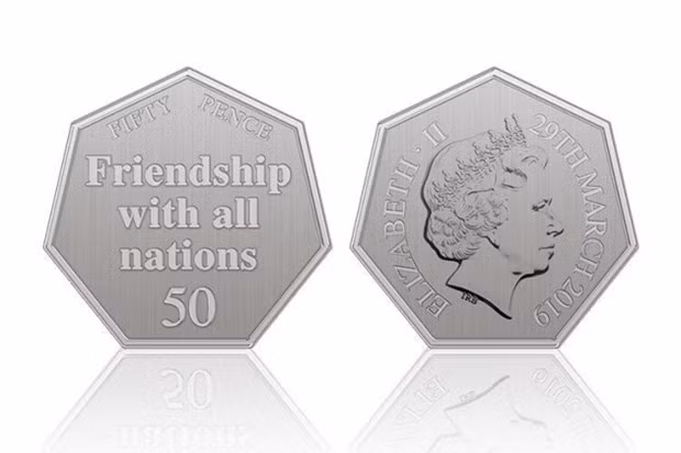 Bộ Tài chính Anh chính thức tạm dừng sản xuất đồng xu Brexit