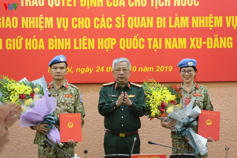gặp nữ sĩ quan việt nam trước giờ sang nam sudan làm nhiệm vụ hình 1 Những “bóng hồng” của Việt Nam tham gia gìn giữ hòa bình thế giới