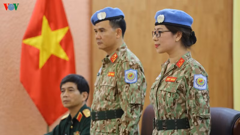 Những “bóng hồng” của Việt Nam tham gia gìn giữ hòa bình thế giới