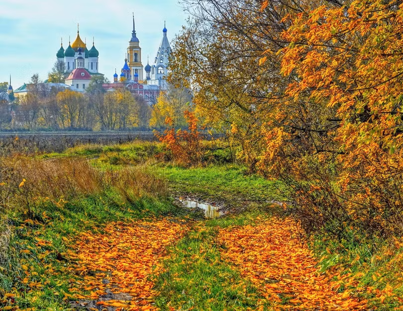 Nước Nga đổ vàng, đẹp nao lòng khi đất trời sang thu