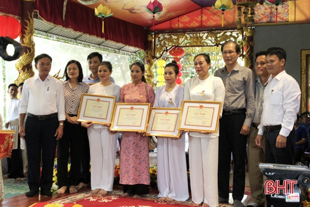 Hà Tĩnh tổ chức thành công Liên hoan Thực hành tín ngưỡng thờ Mẫu