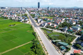Đường Lê Duẩn thông tuyến, mở ra không gian phát triển mới cho đô thị Hà Tĩnh