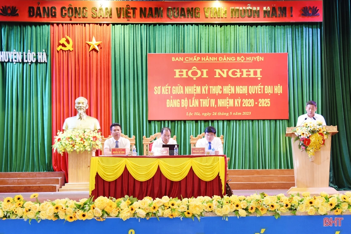 Lộc Hà tập trung thực hiện thắng lợi các nhiệm vụ chính trị trọng tâm