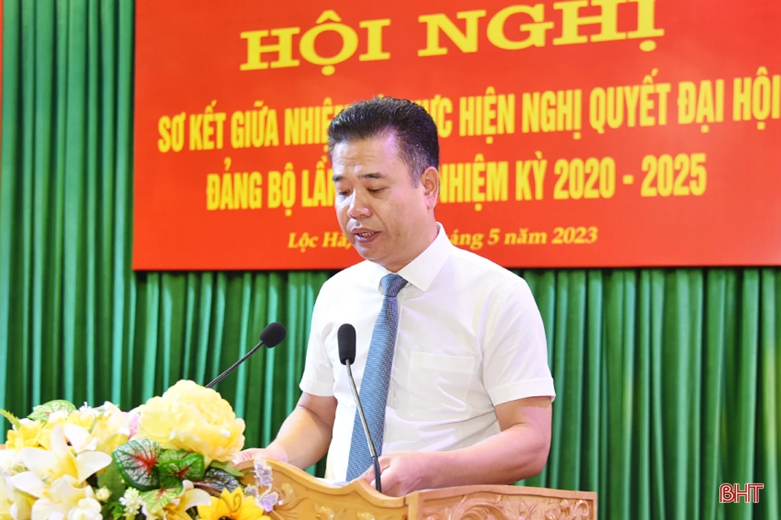 Lộc Hà tập trung thực hiện thắng lợi các nhiệm vụ chính trị trọng tâm