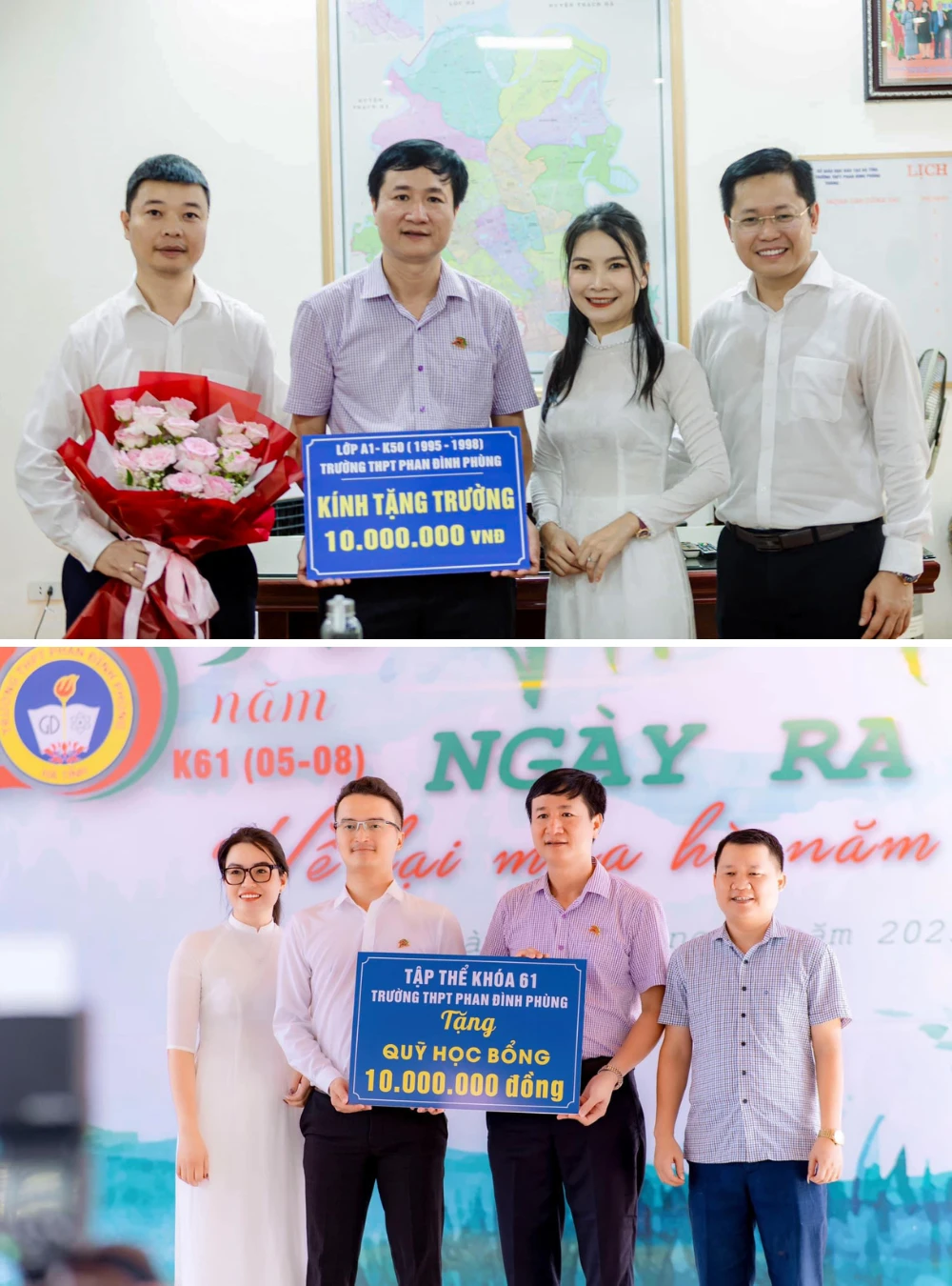 Những câu chuyện ấm áp dưới mái trường (bài 3): Tri ân trường cũ, tiếp sức những ước mơ xanh