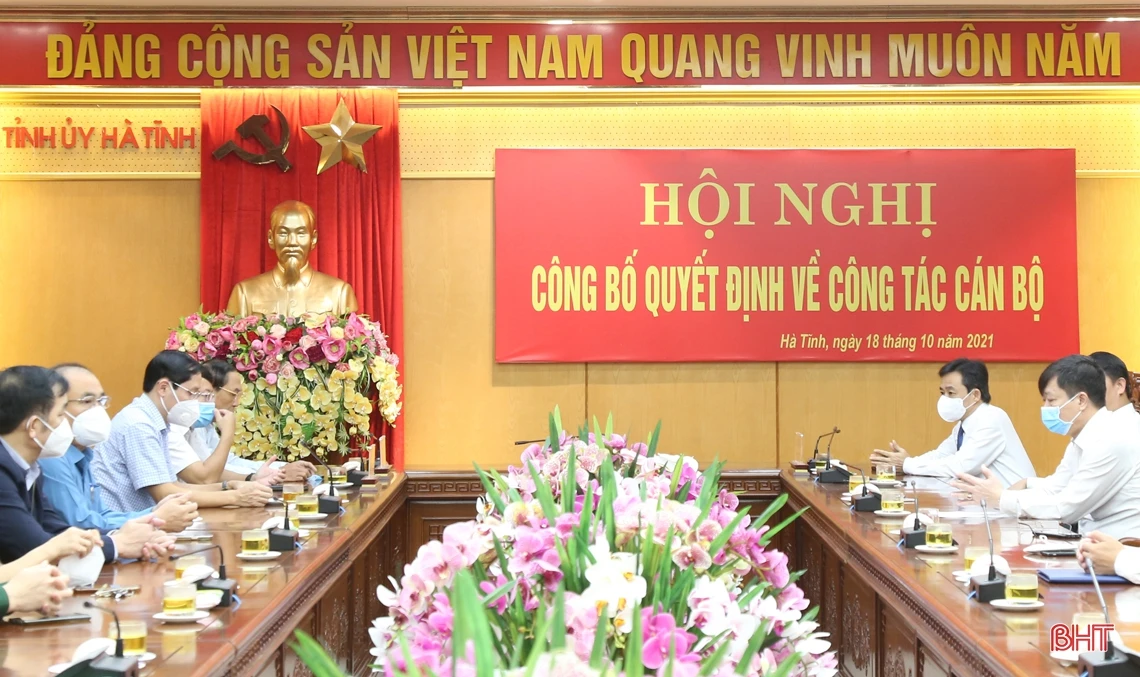 Ban Thường vụ Tỉnh ủy Hà Tĩnh điều động, bổ nhiệm cán bộ