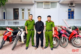 Công an xã Đức Thọ bắt giữ đối tượng hoạt động trộm cắp liên tỉnh 