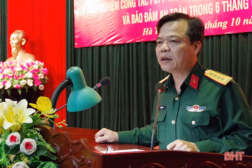 Phòng chống thiên tai - tìm kiếm cứu nạn là nhiệm vụ chiến đấu thời bình của LLVT Hà Tĩnh