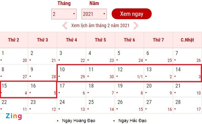 lịch nghỉ Tết Nguyên đán 2021 ảnh 2 Trình Thủ tướng phương án nghỉ Tết Nguyên đán 2021