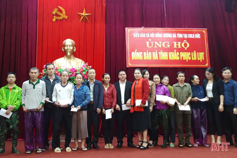 Kiều bào tại Đức chung tay ủng hộ người dân Hà Tĩnh bị ảnh hưởng bởi lũ lụt