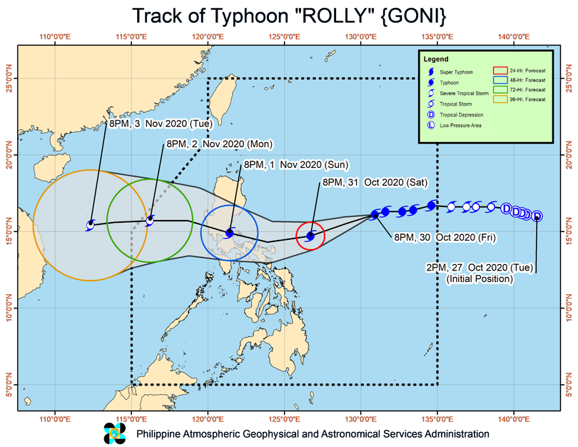 Philippines căng mình chuẩn bị đón bão mạnh nhất thế giới Goni