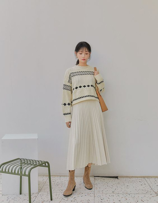 Phối áo dệt kim đi làm hoàn hảo cho phái đẹp