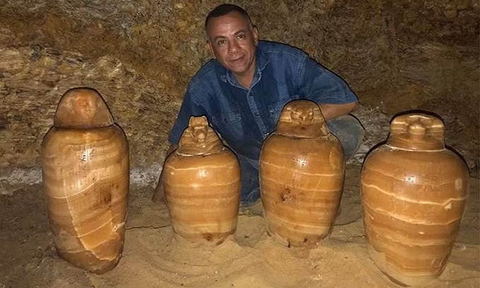 Phát hiện mộ đại thần trông coi kho bạc của pharaoh ở Ai Cập