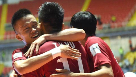 dt futsal viet nam co tran thang tren dat thai lan