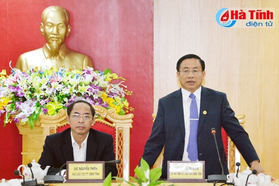 Bí thư Tỉnh ủy - Chủ tịch UBND tỉnh Lê Đình Sơn: Sở VHTT&DL cần sớm hoàn chỉnh báo cáo để chuyển cho ban chỉ đạo trung ương Bí thư Tỉnh ủy - Chủ tịch UBND tỉnh Lê Đình Sơn: Sở VHTT&DL cần sớm hoàn chỉnh báo cáo để chuyển cho ban chỉ đạo trung ương