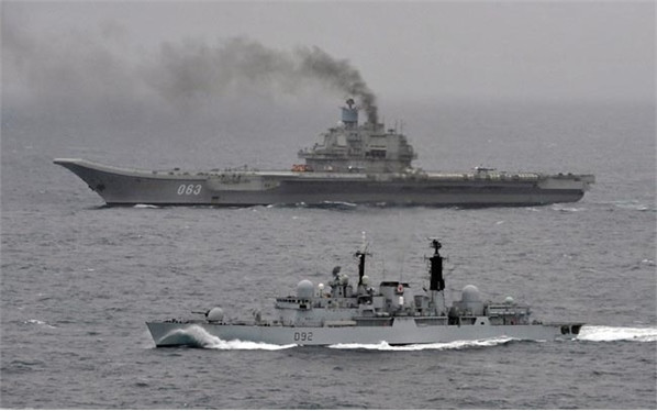 Tàu sân bay Admiral Kuznetsov của Nga.