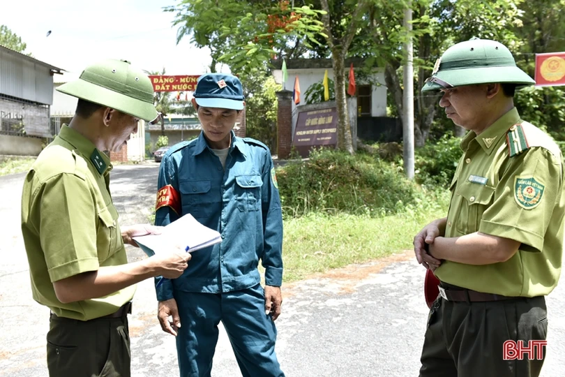 Thị xã Hồng Lĩnh lập các chốt “canh lửa” đường lên núi Hồng