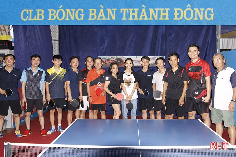 Rèn quân chờ ngày tranh tài Giải Bóng bàn Báo Hà Tĩnh