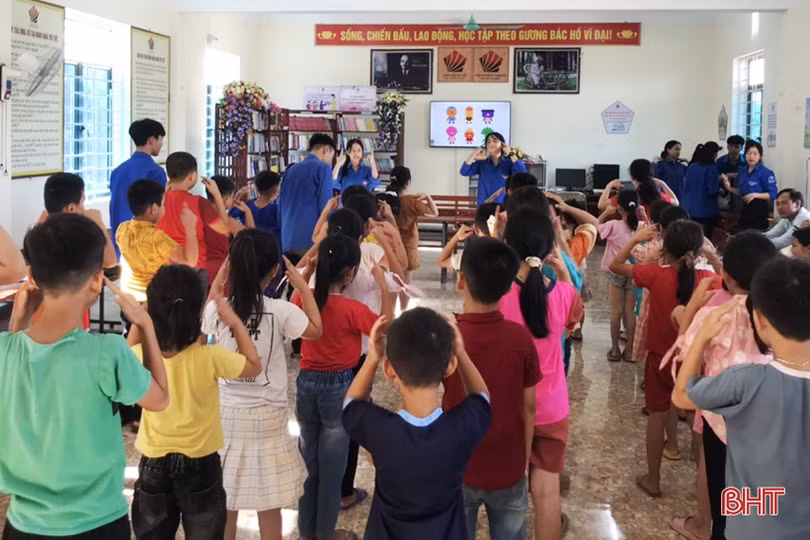 Nhiều hoạt động hè bổ ích cho trẻ em miền núi Hà Tĩnh