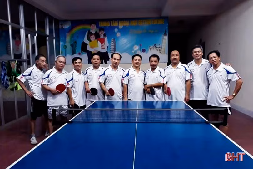 Rèn quân chờ ngày tranh tài Giải Bóng bàn Báo Hà Tĩnh