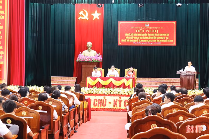 Thạch Hà tuyên dương 24 cá nhân, hộ sản xuất kinh doanh xuất sắc