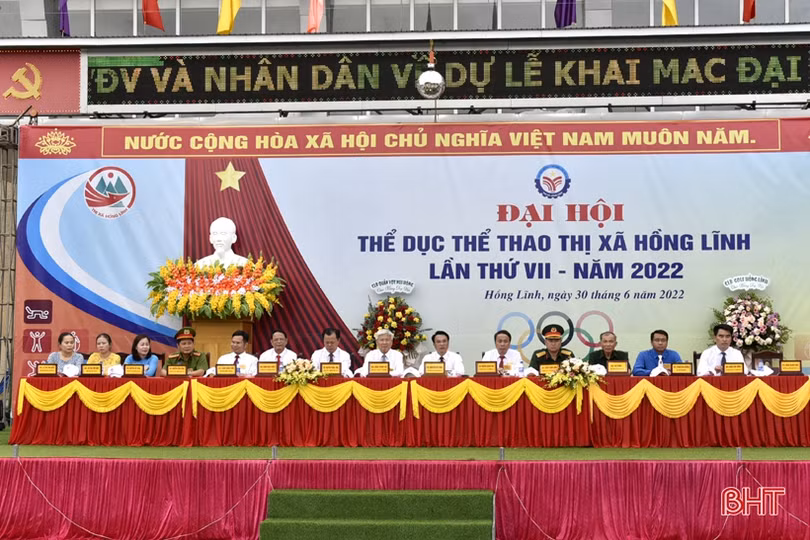 Gần 1.000 vận động viên tranh tài tại Đại hội TDTT thị xã Hồng Lĩnh lần thứ VII