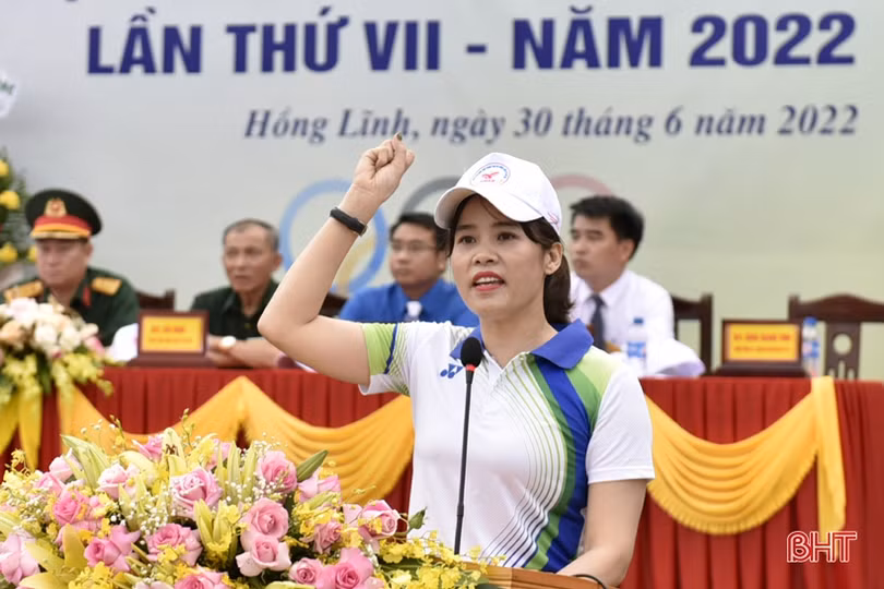 Gần 1.000 vận động viên tranh tài tại Đại hội TDTT thị xã Hồng Lĩnh lần thứ VII