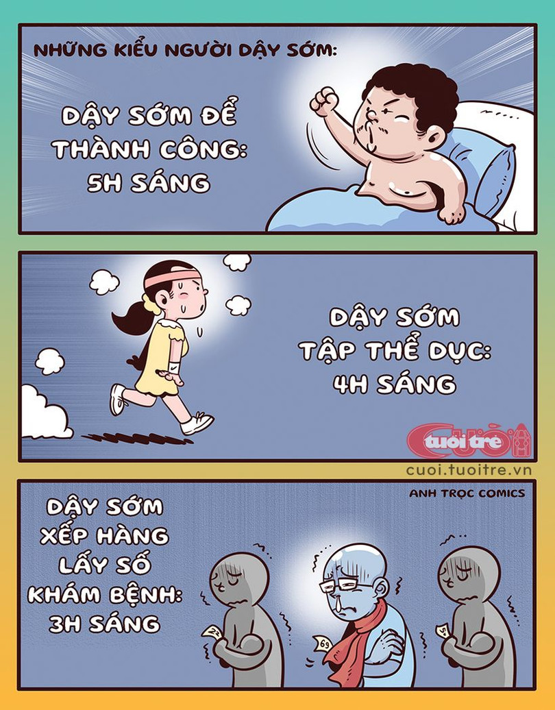 Dậy sớm để thành công hay khỏe mạnh?