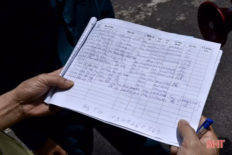 Thị xã Hồng Lĩnh lập các chốt “canh lửa” đường lên núi Hồng