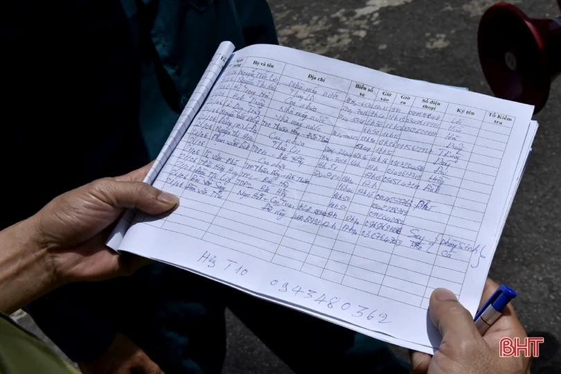 Thị xã Hồng Lĩnh lập các chốt “canh lửa” đường lên núi Hồng